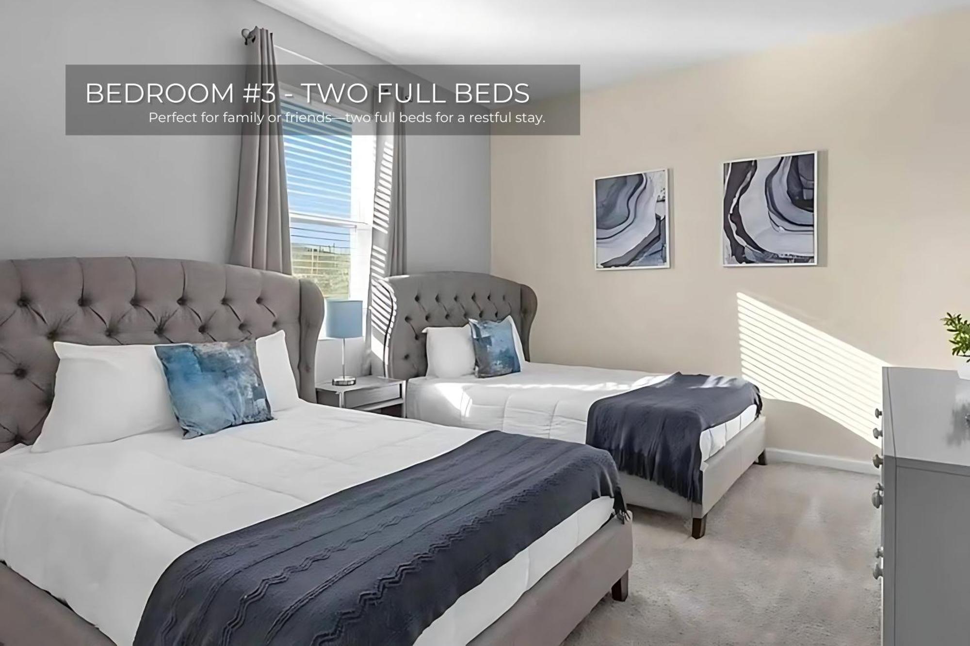 New Townhome 3 Bedrooms With 5 Beds L 2 Bathrooms Kissimmee